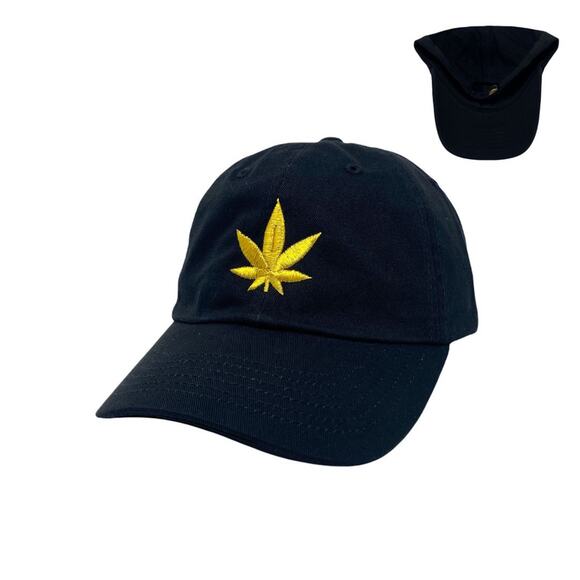 Plant Life Gold Leaf Dad Hat - Picture 1 of 7
